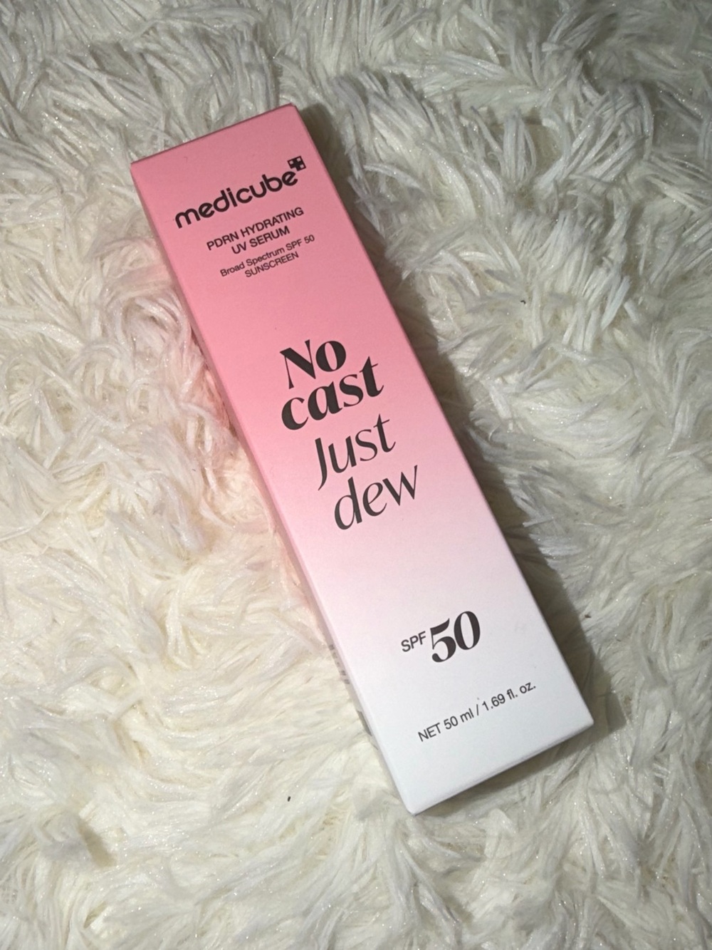 NWB Medicube No Cast Just Dew PDRN Hydrating UV Serum SPF50